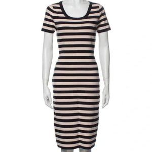 Grey by Jason Wu Striped Midi Dress- never worn - S